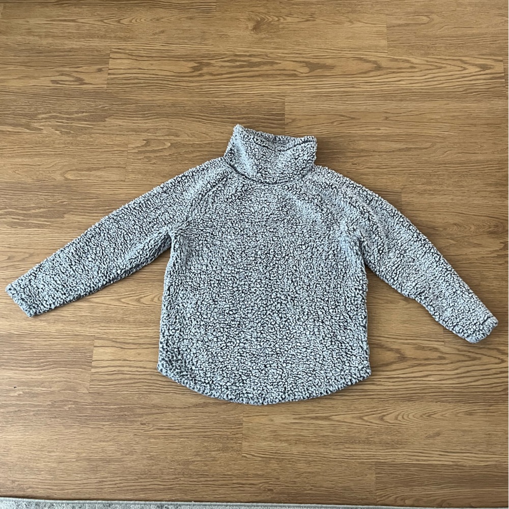 Eddie Bauer Fireside Plush Pullover | Women’s Medium Gray